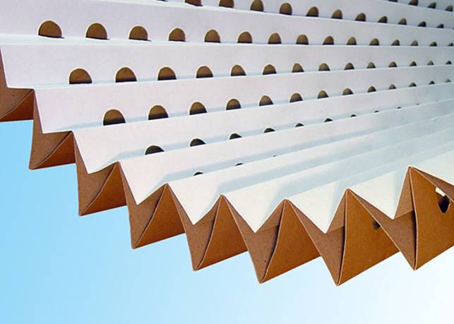 Filtros de cartão plissado para cabines de pintura