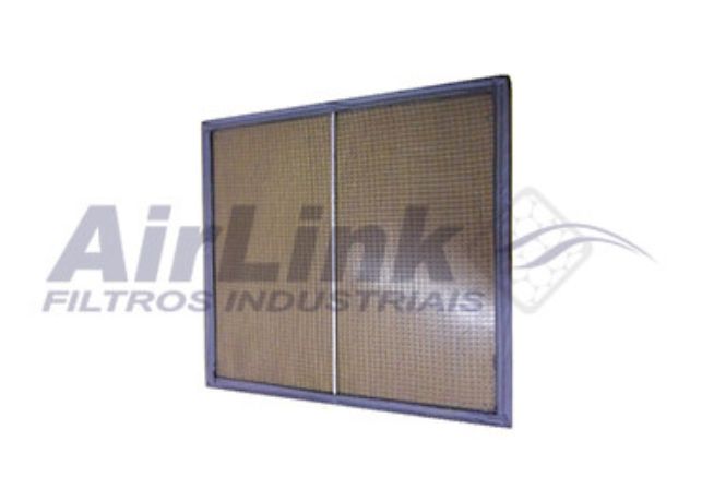 Filtro de ar lavável com tela de nylon para sistemas industriais da AirLink Filtros